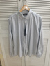 雅戈爾長(cháng)袖襯衫男棉羊毛混紡絨面襯衫條紋襯衫柔軟親膚保暖性好2025新品 灰色條子VLRM119690DBY 42 （180/100Y） 曬單實(shí)拍圖