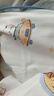 愛(ài)貝迪拉包單新生兒防驚跳睡袋嬰幼兒薄款秋冬包裹巾抱被包被純棉A類(lèi)四季 （雙層）假日旅行 85cm*85cm 曬單實(shí)拍圖