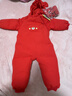 巴拉巴拉balaOne嬰兒連體衣寶寶羽絨服冬裝2025外出抱衣爬服208425120206 曬單實(shí)拍圖