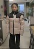 波司登冬羽絨服男女同款短款時(shí)尚加厚立領(lǐng)面包服外套B250246380 曬單實(shí)拍圖