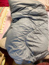 愛(ài)夢(mèng)軒老人睡袋純棉成人護肩防踢被加寬全棉戶(hù)外冬季四季家用空調房保暖 【護肩防踢】超寬120*225cm 藍灰 7.3斤 秋冬 曬單實(shí)拍圖