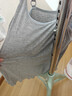 芬也（FENYE）哺乳吊帶背心春秋免穿內衣莫代爾產(chǎn)后喂奶可外穿秋冬上衣 灰XL 曬單實(shí)拍圖