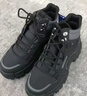 回力馬丁靴男鞋秋冬季新款休閑厚底高幫工裝鞋 黑灰-1830M加絨 42 曬單實(shí)拍圖