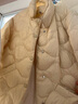 皮爾卡丹（pierre cardin）羽絨服女短款2026年新款輕薄時(shí)尚立領(lǐng)純色寬松白鴨絨保暖外套 乳白色 L 【130-150斤】 曬單實(shí)拍圖
