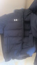 安德瑪（Under Armour）冬季新款運動(dòng)羽絨服厚款防風(fēng)保暖休閑連帽羽絨服外套 黑色 M 曬單實(shí)拍圖