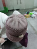 察今新款中老年人冬天女款帽子老太太媽媽保暖加絨羊毛呢盆帽洋氣百搭 毛毛花大檐-豆沙【單帽】 曬單實(shí)拍圖