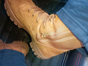 3515訓練靴新式棕色作戰靴戶(hù)外沙漠靴反絨牛皮登山靴 四季單鞋款 44 曬單實(shí)拍圖