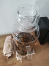 綠昌明 復古涼水壺玻璃冷水壺水瓶檸檬茶花茶壺涼白開(kāi)水壺耐熱玻璃壺 復古壺2000ml 曬單實(shí)拍圖