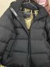 高梵【田栩寧同款】黑金鵝絨服機能5.0五格2025男士羽絨服 黑色5.0 XL 曬單實(shí)拍圖