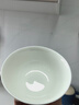 斯凱綈（Sky Top）米飯碗陶瓷湯碗骨瓷防燙高腳碗純白家用酒店餐具4.5英寸8件套裝 曬單實(shí)拍圖