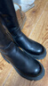 百麗騎士靴女25冬新商場(chǎng)同款真皮厚底高筒靴E6A1DDG5 黑色-絨里 38 曬單實(shí)拍圖