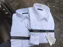雅戈爾（YOUNGOR）25新品純色DP免燙襯衫棉質(zhì)抗皺易打理長(cháng)袖襯衫男 白色 42 曬單實(shí)拍圖