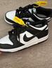 耐克NIKE女大童休閑板鞋 DUNK 新年禮物 運動(dòng)鞋CW1590-100白黑37.5 曬單實(shí)拍圖