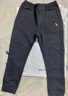 HAZZYS品牌童裝男童長(cháng)褲秋新品透氣舒適吸汗簡(jiǎn)約休閑百搭針織長(cháng)褲 暗石灰 130 曬單實(shí)拍圖