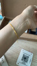中國黃金（CHINA GOLD）鳳尾黃金手鏈女純足金素金首飾七夕情人節生日禮物送女朋友老婆 時(shí)尚鳳尾手鏈【心動(dòng)限定禮盒】 【送女友】約1.7g 【送老婆】 曬單實(shí)拍圖
