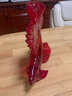 柏梵（bofan）輕奢創(chuàng  )意琉璃紅錦鯉擺件客廳酒柜玄關(guān)年年有魚(yú)喜慶裝飾品擺設 喜慶琉璃魚(yú) 曬單實(shí)拍圖