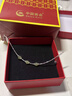 中國黃金（CHINA GOLD）S925銀招財納福手鏈女款和田玉碎碎銀子手飾新年節生日禮物送女友 【今/次日達】和田玉碎銀招財手鏈 曬單實(shí)拍圖