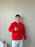 HLA海瀾之家adidas阿迪達斯馬年新春合作紀念版衛衣26春夏新款紅 大紅12 2XL 185/112A 建議190-200斤 曬單實(shí)拍圖