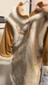 萌乎碧瑤 漢服女童秋冬加厚新中式旗袍拜年服新年服 黃色旗袍 120 曬單實(shí)拍圖
