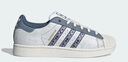 adidas SUPERSTAR II經(jīng)典貝殼頭板鞋男女阿迪達斯官方三葉草   漢玉白/柔和墨水藍   40.5 曬單實(shí)拍圖