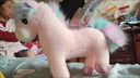 蒂米妮獨角獸公仔飛馬毛絨玩具娃娃床上睡覺(jué)小馬小女孩兒童生日禮物玩偶 45厘米粉色彩虹小馬 曬單實(shí)拍圖