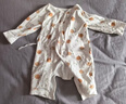貝肽斯嬰兒衣服春紗布新生兒四季和尚服嬰兒連體衣爬服精選 小柑橘-蝴蝶衣 59cm 曬單實(shí)拍圖