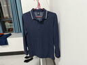 七匹狼長(cháng)袖T恤男士秋季莫代爾混紡舒適上衣商務(wù)休閑通勤百搭男裝服飾 曬單實(shí)拍圖