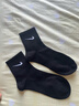 DOTSWOOSH耐克（NIKE）襪子男女訓練款透氣短中長(cháng)棉襪休閑跑步健身運動(dòng)nike 【5雙禮盒裝】黑色 【中筒襪】秋冬 曬單實(shí)拍圖