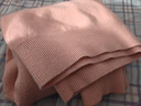半高領(lǐng)含羊毛毛衣女新款打底衫100純色內搭毛衣針織衫保暖上衣女 皮粉 S 【建議95斤以下】 曬單實(shí)拍圖