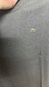 LACOSTE法國鱷魚(yú)女裝25秋冬純色圓領(lǐng)修身正肩T恤打底衫|TF1692 031/黑色 M 38 曬單實(shí)拍圖