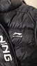 李寧（LI-NING）童裝兒童羽絨馬甲男女小大童防潑水保暖羽絨坎肩背心140YMRV025-1 曬單實(shí)拍圖