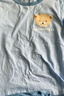 Classic Teddy兒童睡衣男女童家居服中小童衣服寶寶內衣套裝2件裝 晶藍 100 曬單實(shí)拍圖