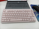 珂芝（KZZI）  i75青春版矮軸三模機械鍵盤(pán)商務(wù)辦公輕薄便攜全鍵熱插拔適用蘋(píng)果風(fēng)長(cháng)續航RGB桃夭粉白雪軸 曬單實(shí)拍圖