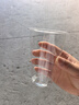 潔日邦航空杯一次性420ml*50只食品級透明塑料加厚家用野餐啤酒飲料太空 曬單實(shí)拍圖