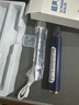 小米白超聲波潔牙器洗牙器家用沖牙器去除結石牙垢牙齒沖洗器潔牙神器去黃牙煙漬茶漬口臭口腔清潔工具 星空藍色（高頻版）+2噴頭+9件套 2支噴頭 曬單實(shí)拍圖