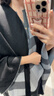博柏利（BURBERRY）圍巾 巴寶莉披肩時(shí)尚經(jīng)典格紋寬松雙面女士披肩【清倉撿漏】禮物 黑色40294041 曬單實(shí)拍圖