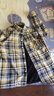 巴拉巴拉男童加絨襯衫中大童寶寶洋氣格子襯衣秋冬新款童裝上衣潮 卡黑色調00459-208423102103 150 cm 曬單實(shí)拍圖