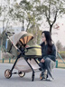 尼約德口袋嬰兒推車(chē)可坐可躺輕便折疊雙向遛娃神器小巧寶寶兒童旅行傘車(chē) 蘇古綠旗艦款防風(fēng)睡籃/雙向/秒收車(chē)/鋁合金車(chē)架/大座艙 曬單實(shí)拍圖