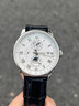 金仕盾（JIN SHI DUN）新年禮物手表男士全自動(dòng)機械表休閑商務(wù)高檔十大品牌男表防水夜光 【送2年全保換新1次】黑皮本白男 曬單實(shí)拍圖
