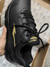 鴻星爾克男鞋冬季跑步鞋男2025新款軟底輕便運動(dòng)鞋防水黑色皮面休閑鞋子男 3162正黑/金(皮面-熱銷(xiāo)推薦) 43 正常尺碼 曬單實(shí)拍圖