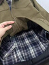 班尼路（Baleno） S&K系列外套男款秋冬加厚加棉翻領(lǐng)美式棒球服痞帥2025新款夾克 J182橄欖色外套 L 建議(130-150斤) 曬單實(shí)拍圖