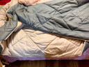 愛(ài)夢(mèng)軒老人睡袋純棉成人護肩防踢被加寬全棉戶(hù)外冬季四季家用空調房保暖 【護肩防踢】超寬120*225cm 藍灰 7.3斤 秋冬 曬單實(shí)拍圖