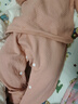 寶寶秋衣秋褲春秋冬季純棉衣服高腰免脫褲無(wú)骨嬰幼兒內衣套裝 粉色 80 曬單實(shí)拍圖