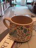 桂岐2026新款漂亮杯子復古馬克杯辦公室喝水杯陶瓷咖啡杯生日禮物送人 夏語(yǔ)-大肚杯（實(shí)物顏色更深） 曬單實(shí)拍圖