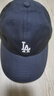MLB官方 KARINA同款男女時(shí)尚百搭軟頂棒球帽遮陽(yáng)帽戶(hù)外春夏CP77 洛杉磯道奇隊/炭灰色 均碼 曬單實(shí)拍圖