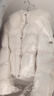 VEROMODA羽絨服季新款90白鴨絨狐貍毛短款面包服325423009 本白色 S 曬單實(shí)拍圖