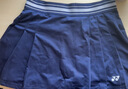 YONEX尤尼克斯羽毛球短裙女款輕量快干百褶運動(dòng)裙220105BCR 藏青 L 曬單實(shí)拍圖