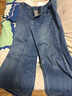 UR2025秋季新款女裝復古丹寧水洗貓須喇叭牛仔長(cháng)褲UYB850006 霧霾藍 29 曬單實(shí)拍圖