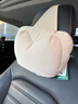 BIMLL B全Alcantara汽車(chē)頭枕腰靠奔馳邁巴赫車(chē)用頸枕靠枕脖子車(chē)載頸椎枕 曬單實(shí)拍圖