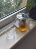 麥舒特加厚耐高溫玻璃茶壺泡茶家用不銹鋼過(guò)濾內膽沖茶器功夫茶壺大容量 【加厚款】鋼漏花茶壺 400ml 401mL(含)-500mL(含) 曬單實(shí)拍圖